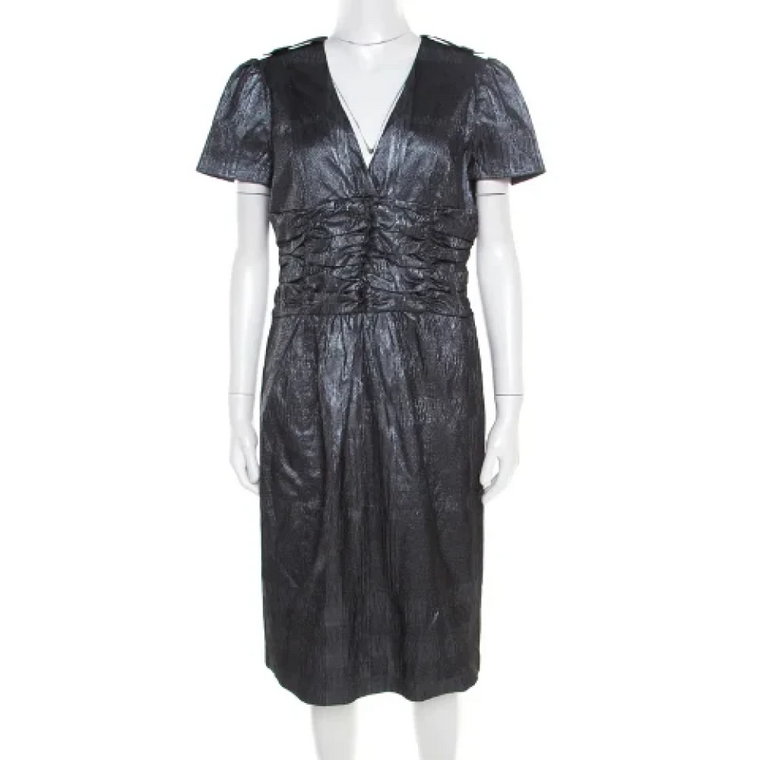 Pre-owned Polyester dresses Burberry Vintage