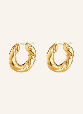 Loewe Kreolki Nappa Twist Small gold