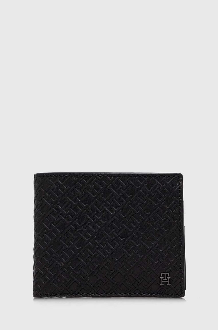 Tommy Hilfiger portfel skórzany męski kolor czarny AM0AM11846