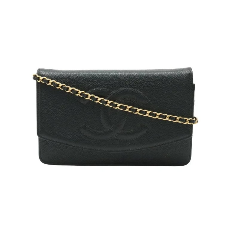 Pre-owned Leather wallets Chanel Vintage