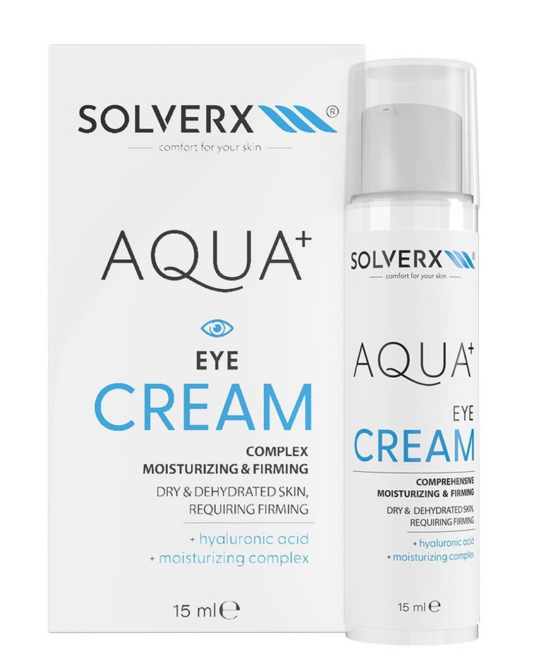 Solverx Aqua+ - Krem pod oczy 15ml (wyłączność)