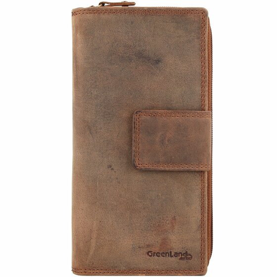 Greenland Nature Montenegro Wallet RFID Leather 9,5 cm braun