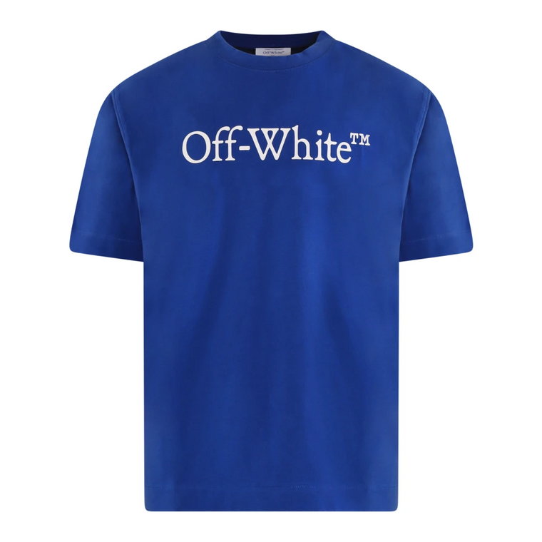 Koszulka Skate z Książkowym Motywem dla Mężczyzn Off White