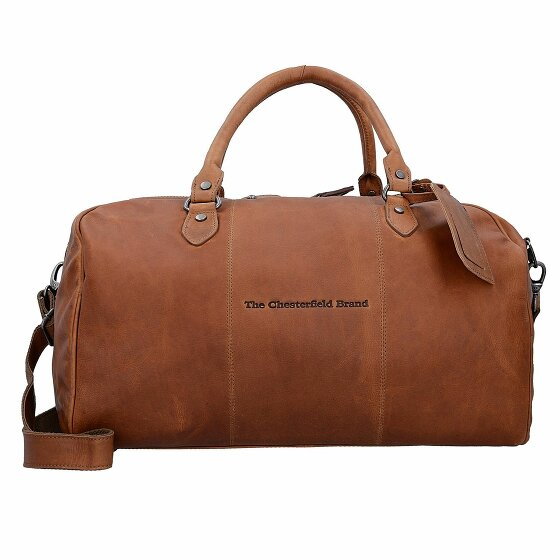 The Chesterfield Brand Wax Pull Up Torba podróżna Weekender Skórzany 46 cm cognac