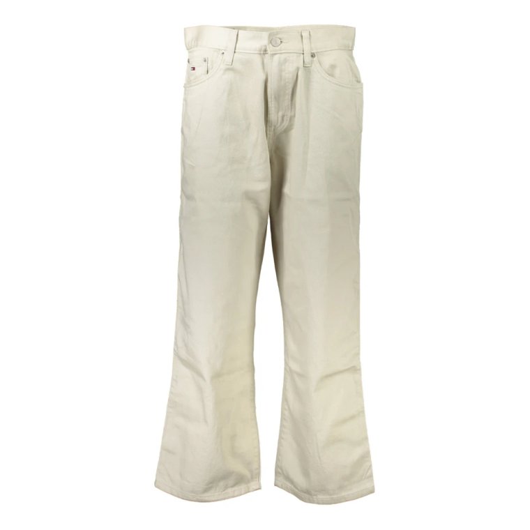 Beige Denim Jeans Betsy Mid Rise Tommy Hilfiger