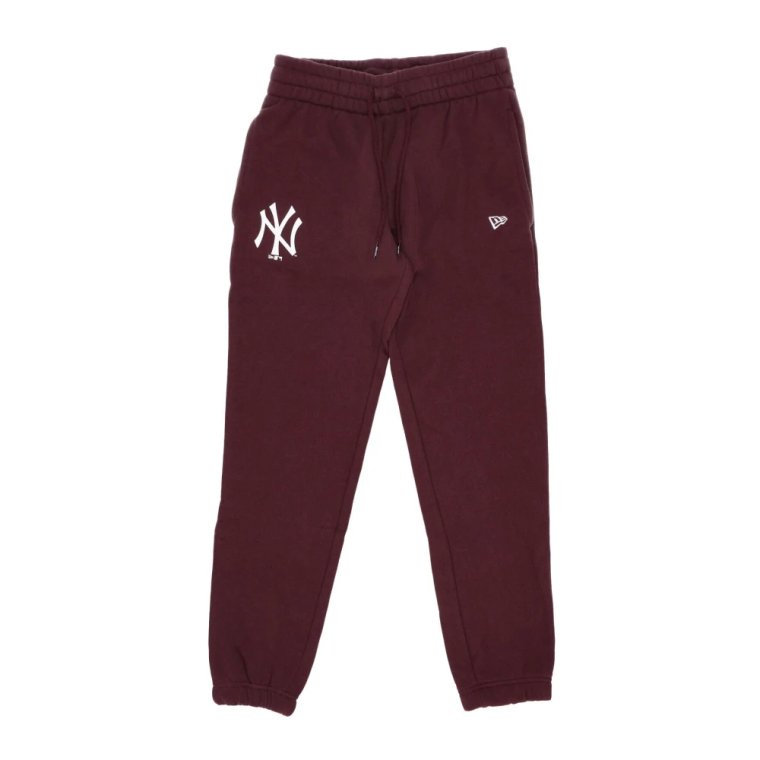 MLB Team Logo Maroon/Biały Jogger Sweatpants New Era