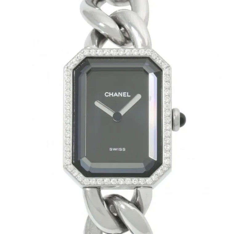 Używany Srebrny Stal Nierdzewna Zegarek Chanel Chanel Vintage