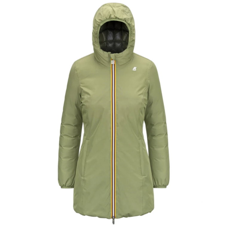 Reversible Quilted Waterproof Coat K-Way