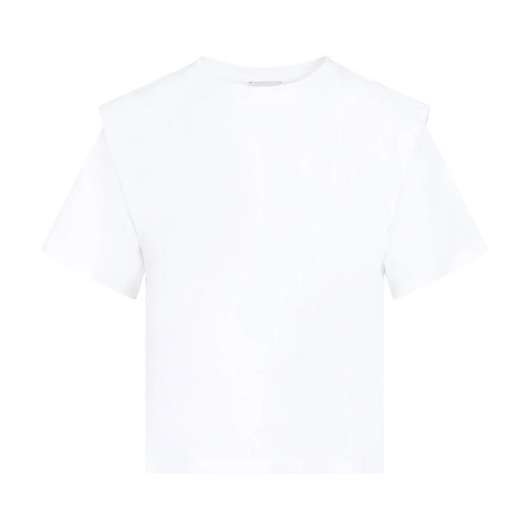 Biała Bawełniana Zelitos T-Shirt Isabel Marant
