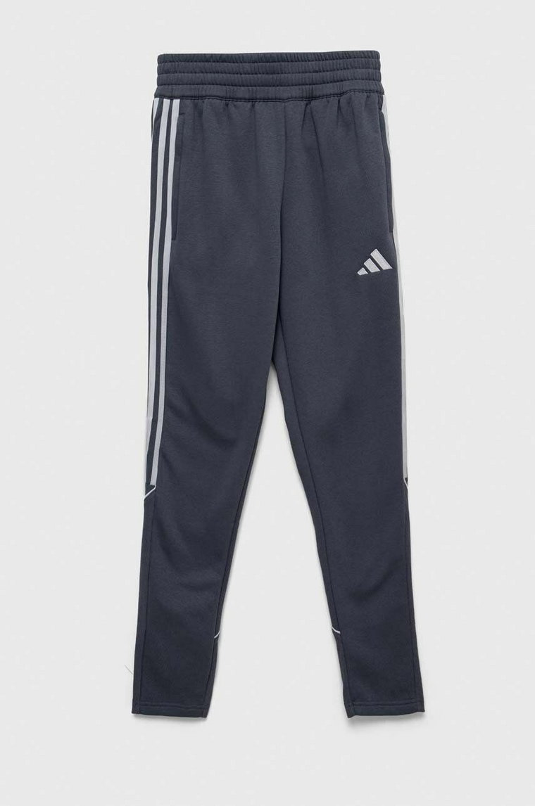 adidas Performance spodnie dresowe dziecięce TIRO23L SW PNTY kolor szary wzorzyste