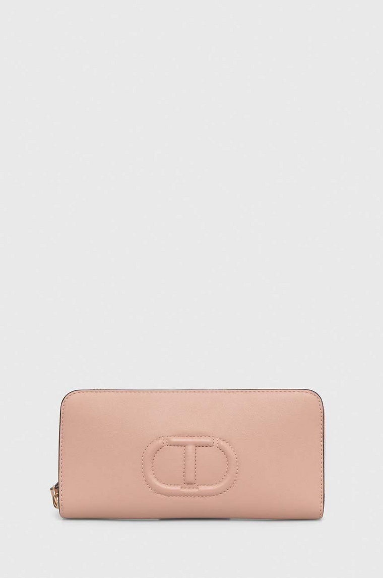 Twinset portfel damski kolor różowy