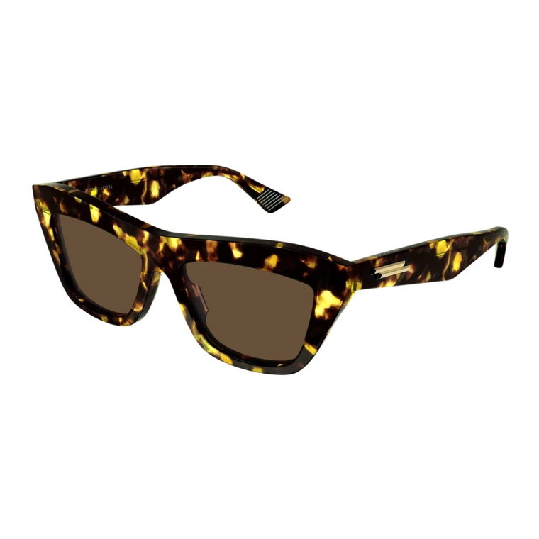 Wyraziste okulary przeciwsłoneczne w stylu Cat-Eye w kolorze havana Bottega Veneta