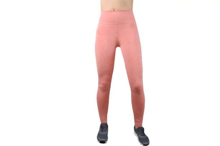 Nike Swoosh Pink BV4767-606, Damskie, Różowe, leginsy, , rozmiar: L
