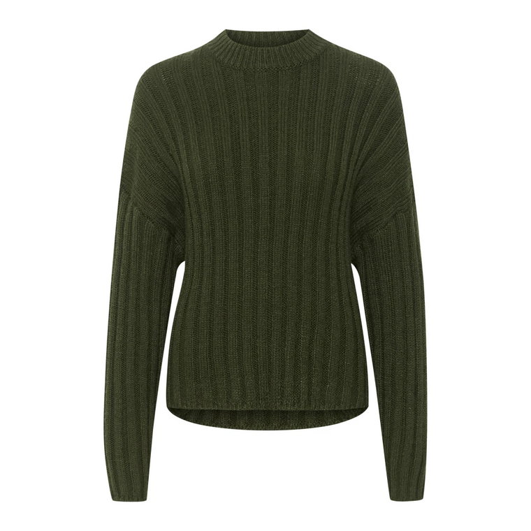 Round-neck Knitwear Soaked in Luxury