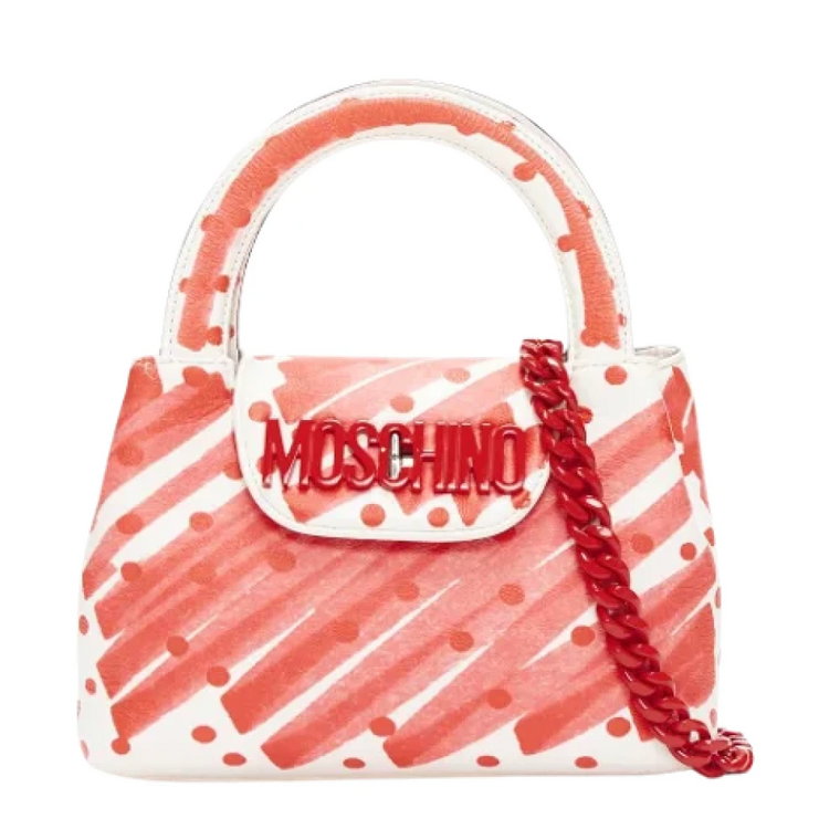 Pre-owned Leather handbags Moschino Pre-Owned
