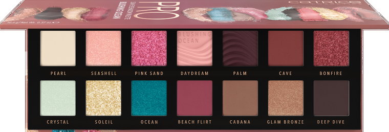 Catrice Pro Slim Eyeshadow Palette Blushing Ocean 010