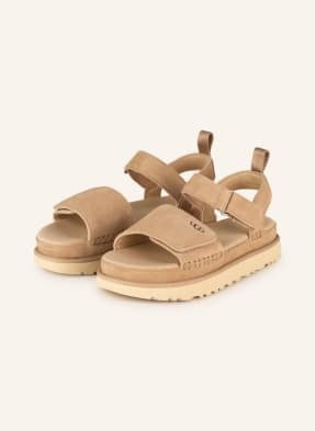 Ugg Sandały Na Platformie Goldenstar beige