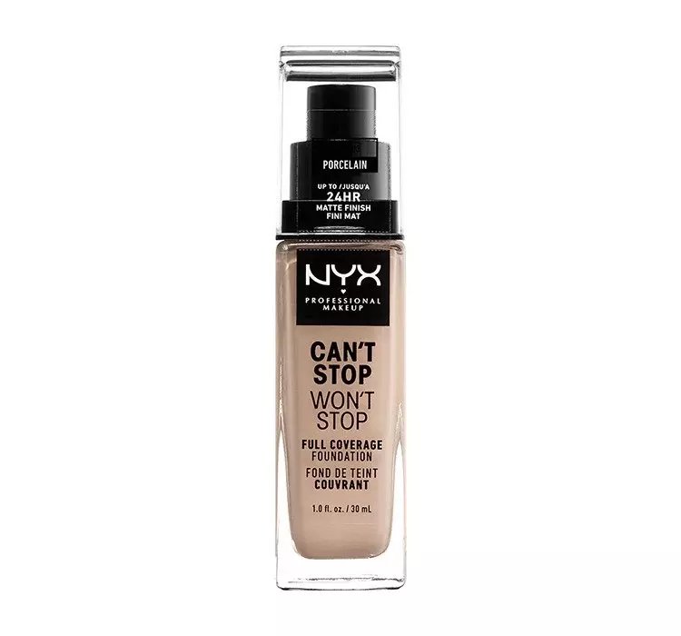 NYX PROFESSIONAL MAKEUP CAN'T STOP WON'T STOP PODKŁAD KRYJĄCY 03 PORCELAIN 30ML