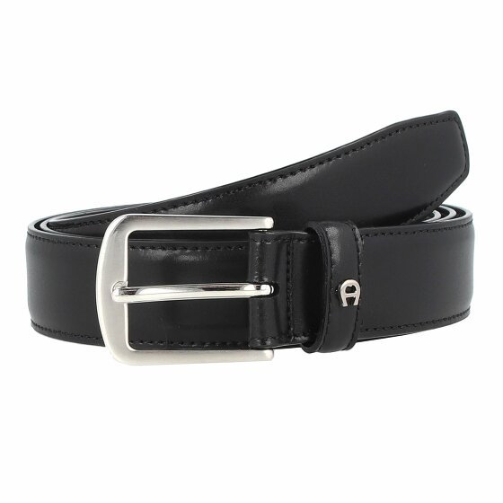 AIGNER Business Belt Leather black 100 cm