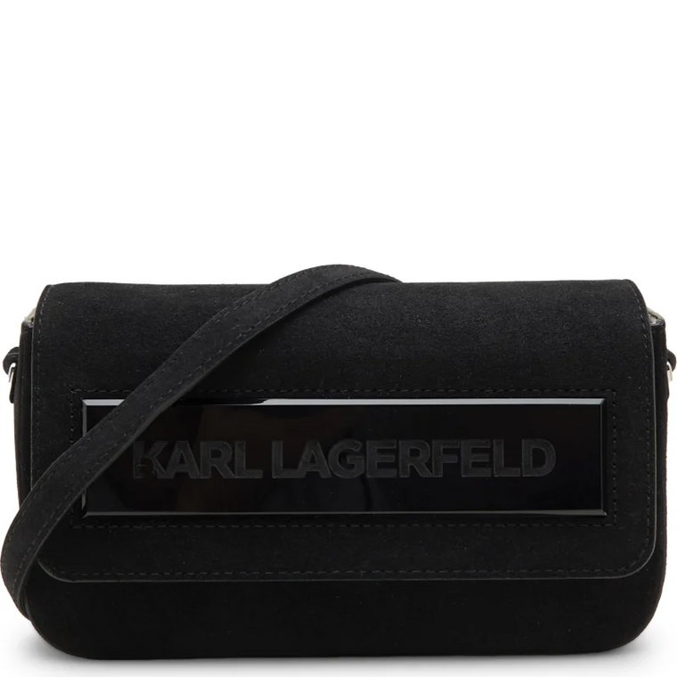 Karl Lagerfeld Skórzana listonoszka k/essential k sm flap shb sued