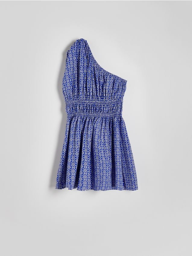 Reserved - Sukienka mini - niebieski