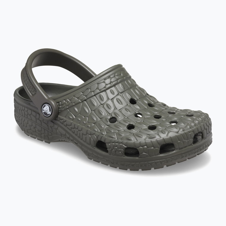 Klapki Crocs Classic Crocskin dusty olive