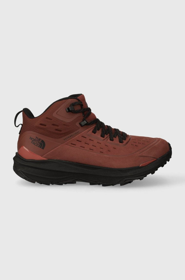 The North Face buty Vectiv Exploris 2 Mid Futurelight męskie kolor brązowy