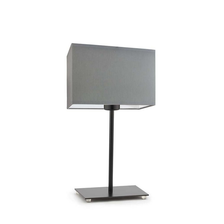 Lampka nocna LYSNE Amalfi, 60 W, E27, stalowa/czarna, 40x20 cm
