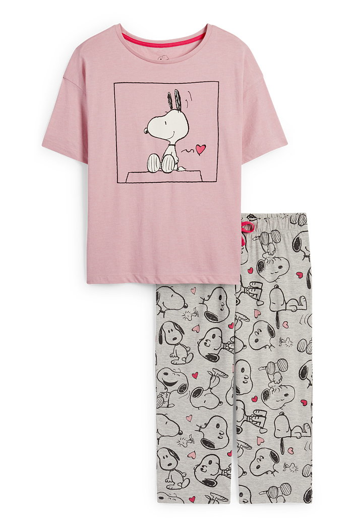 C&A Piżama-Snoopy, Różowy, Rozmiar: S