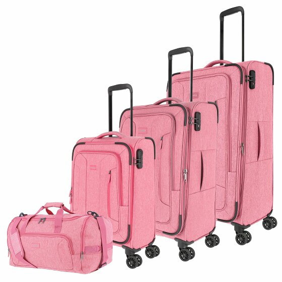 Travelite Boja 4 kółka Zestaw walizek 4-części pink