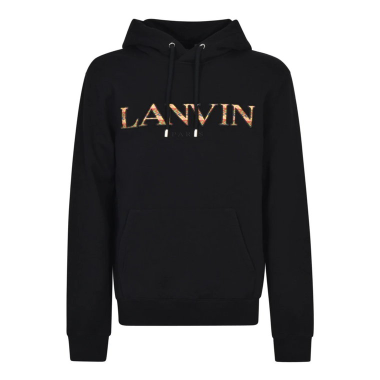 Czarny Bawełniany Sweter Lanvin