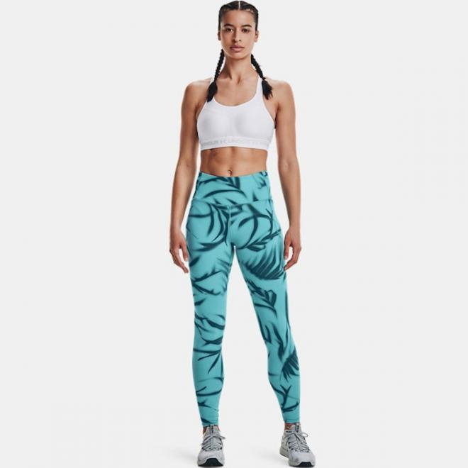 Damskie legginsy treningowe UNDER ARMOUR UA Meridian Printed Legging - miętowe