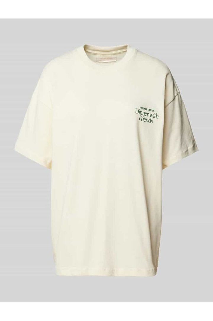 ★another COTTON LAB★Dinner with Friends OversizedT-Shirt★ Kup online ANOTHER COTTON LAB T-shirt o kroju oversized z