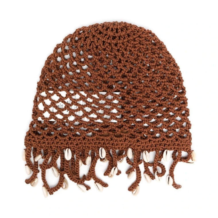 Women Accessories Hat Cap Brown Ss23 Alanui