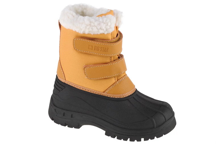 Big Star Kids Snow Boots KK374237, Dla dziewczynki, Brązowe, śniegowce, syntetyk, rozmiar: 32