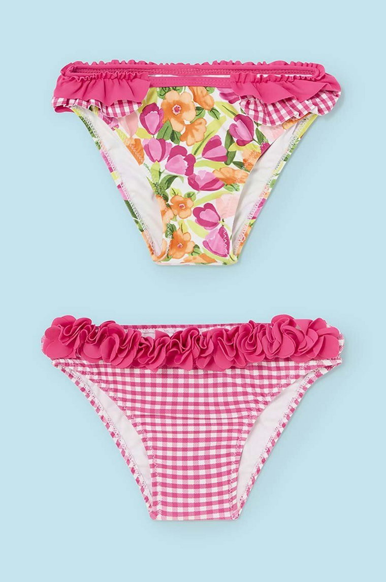 Mayoral figi kąpielowe niemowlęce 2-pack kolor różowy