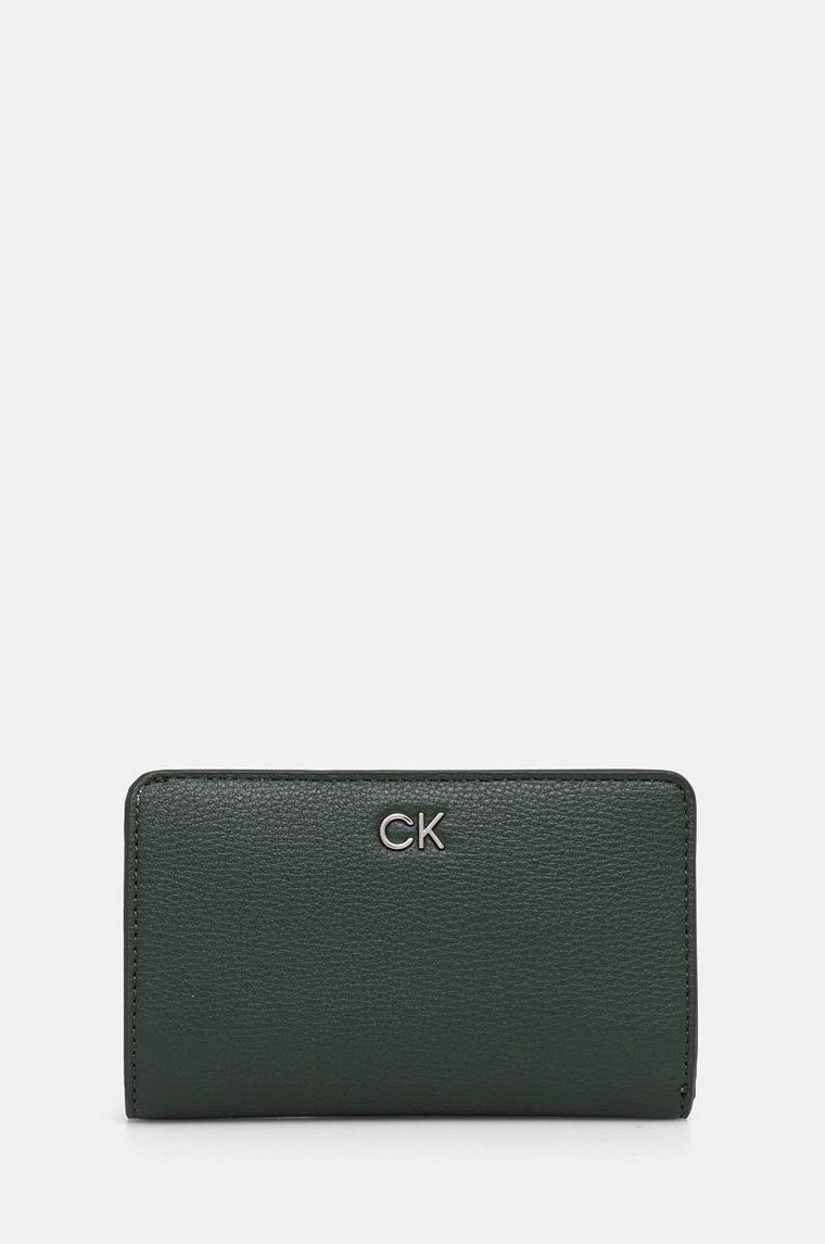 Calvin Klein portfel damski kolor zielony K60K612681