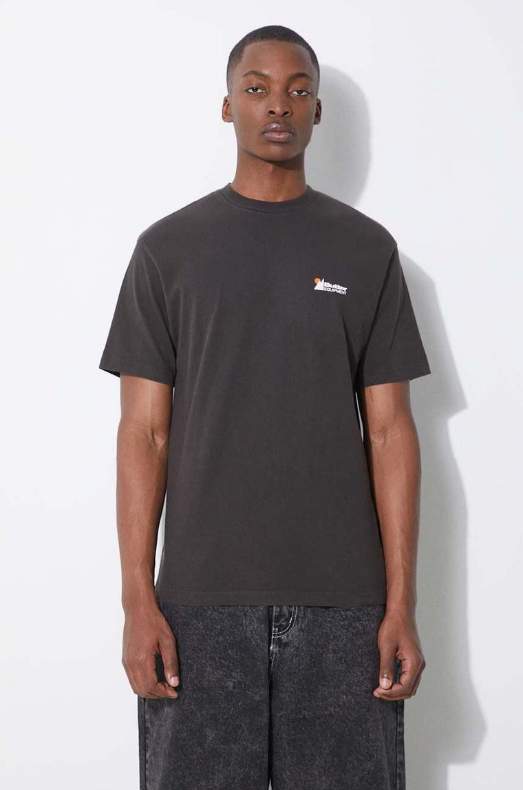 Butter Goods t-shirt bawełniany kolor czarny z nadrukiem BGQ1241102