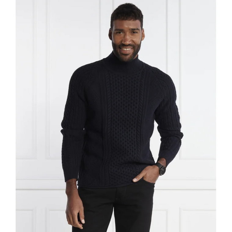 HUGO Wełniany sweter Sfear | Regular Fit