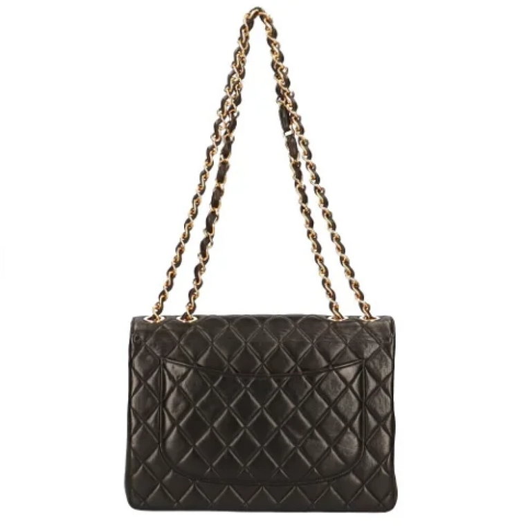 Czarna skórzana torebka Chanel Timeless Shopper Chanel Vintage