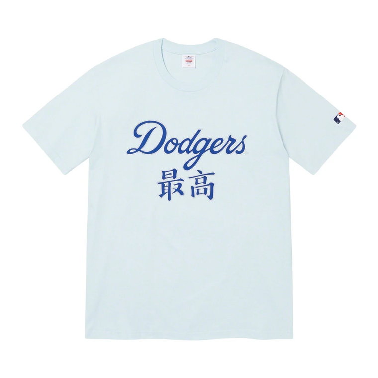 Los Angeles Dodgers Kanji Tee Pale Blue Supreme