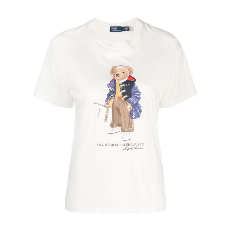 TGL Bear T-Ss-T-Shirt - Stylowa damska bluzka Polo Ralph Lauren