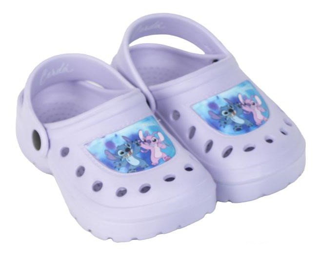 Fioletowe crocsy dziewczęce Disney Stitch