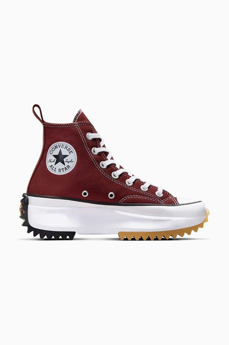 Converse trampki Run Star Hike damskie kolor bordowy A06514C