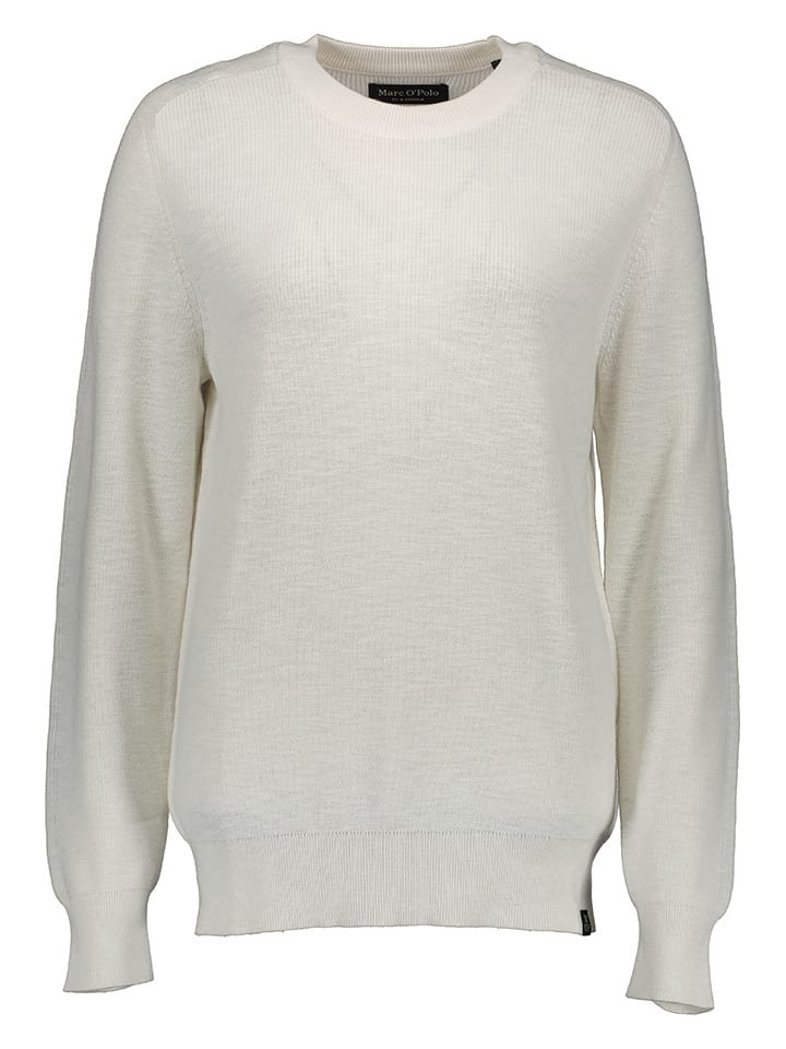 Marc O'Polo Sweter w kolorze białym