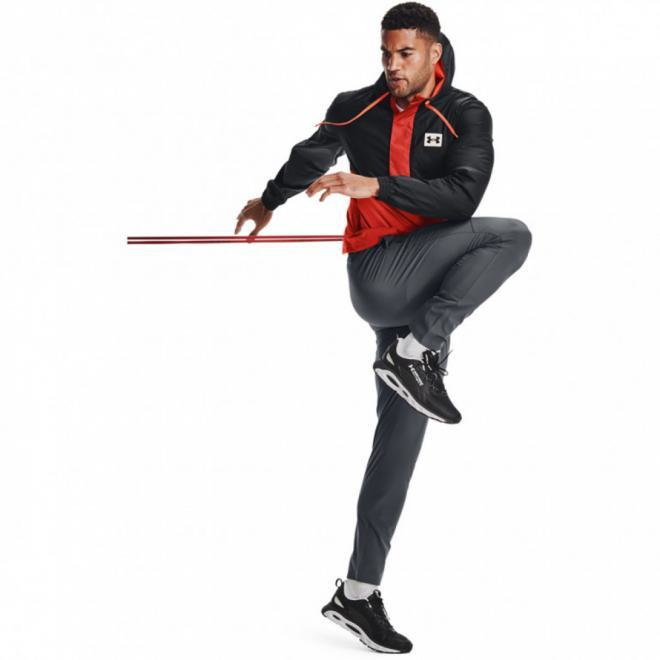 Męskie spodnie treningowe UNDER ARMOUR UA STRETCH WOVEN PANT - szare