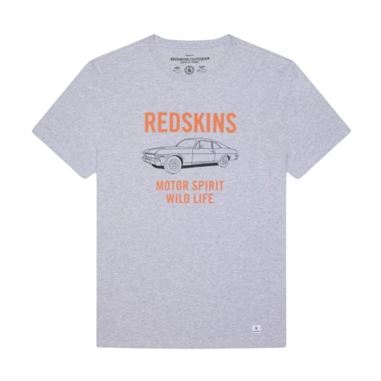 Koszulka z nadrukiem - Szara Redskins