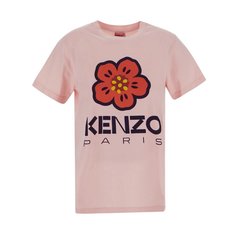 Luźna koszulka z kwiatami Kenzo