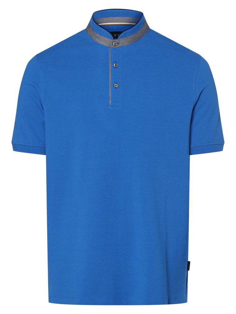 Bugatti - Męska koszulka polo, niebieski