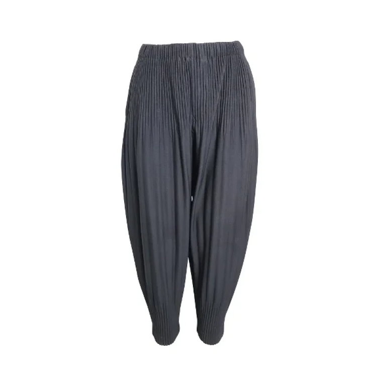 Pre-owned Polyester bottoms Issey Miyake Pre-owned